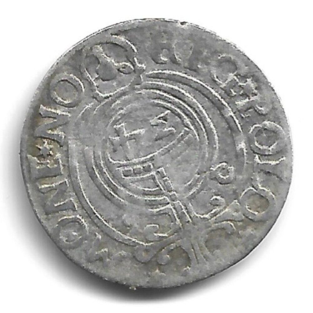 c1600s Poland Sigismund III Silver 3 Polker Coin (b862-23)